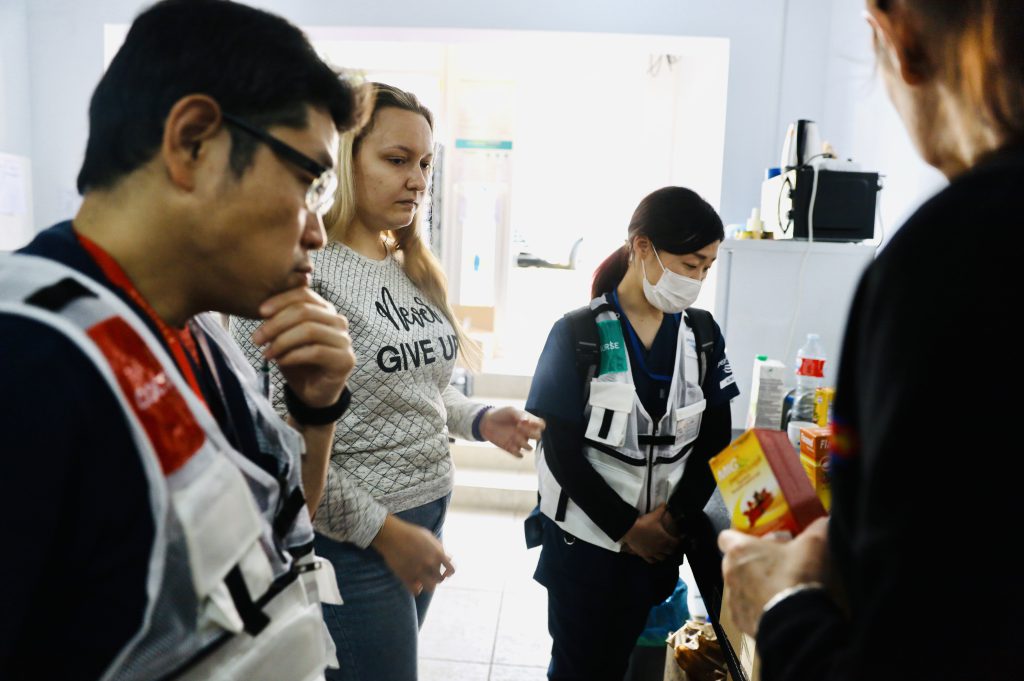 【ウクライナ危機】仮設診療所を開設 医師による診療を開始