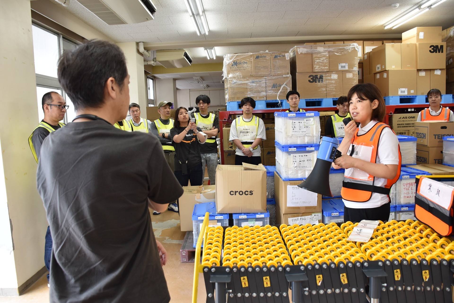 【企業連携】Amazonと災害時物資輸送訓練を実施