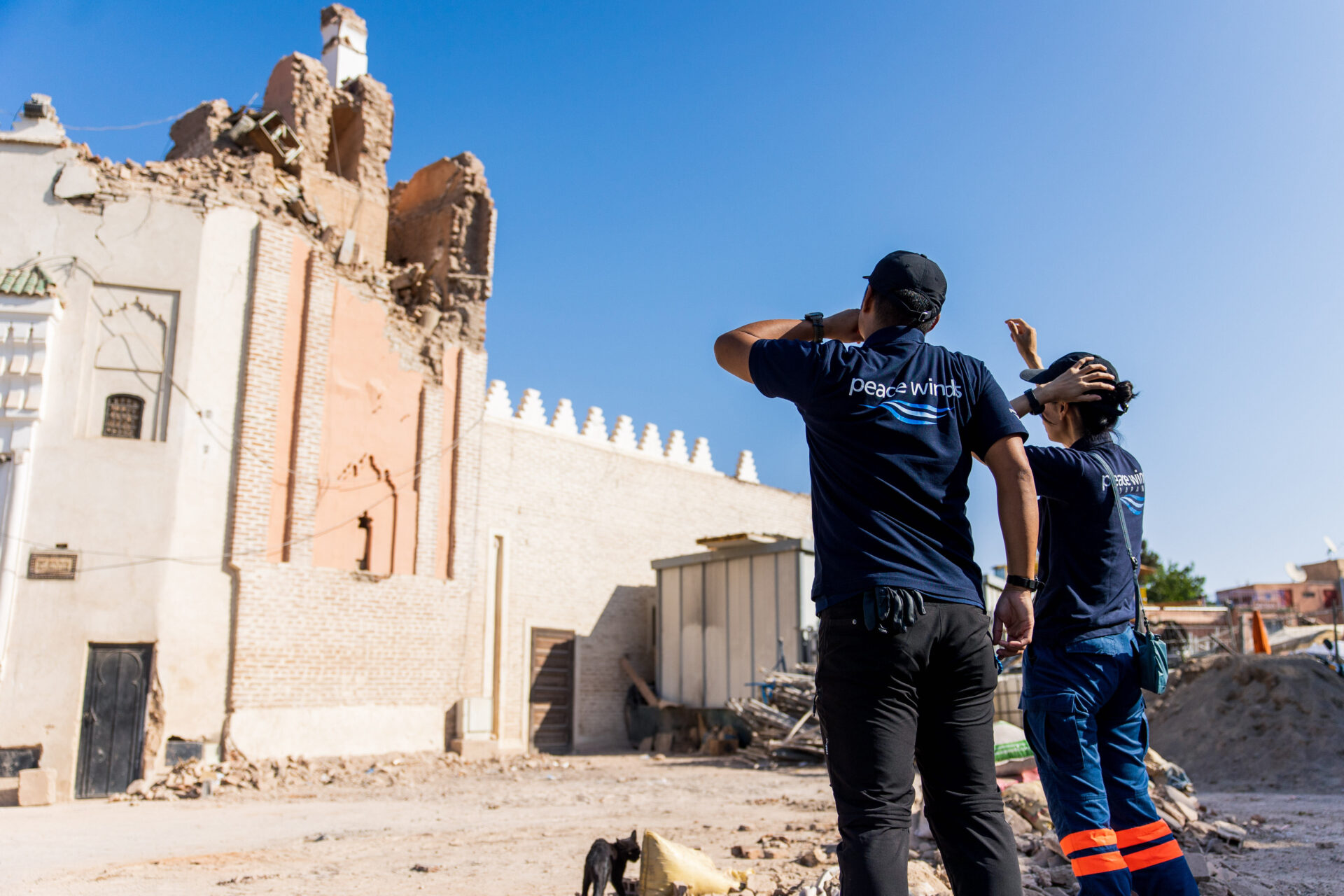【モロッコ地震】 崩れ落ちたモスク─マラケシュ旧市街の被害状況